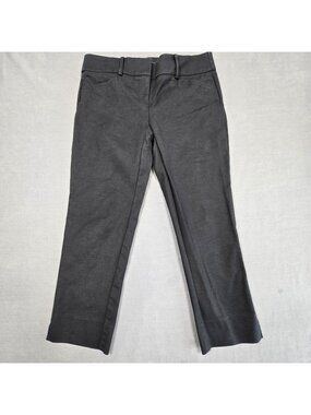 LOFT Marisa 0P 0 Petite Charcoal Gray Skinny Ankle Pants
